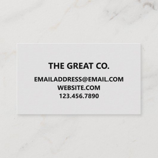 Kleur Splash Modern Swirl Visitekaartje (Achterkant)