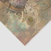 Kleur splash Olifant Tissuepapier (Detail)