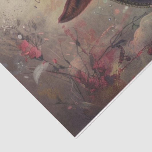 Kleur splash paard 2 tissuepapier (Detail)