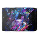 Kleur Splash Sterrenruimte Astronaut Badmat (Voorkant)