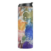 Kleur Splash Thermal Tumbler Thermosbeker (Gedraaid links)