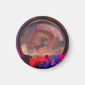 Kleur Splash Unicorn Magneet (Voorkant)