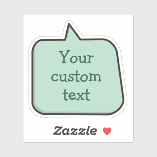 Kleur Spraak Bubble Sticker (Vel)