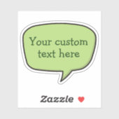 Kleur Spraak Bubble Sticker (Vel)