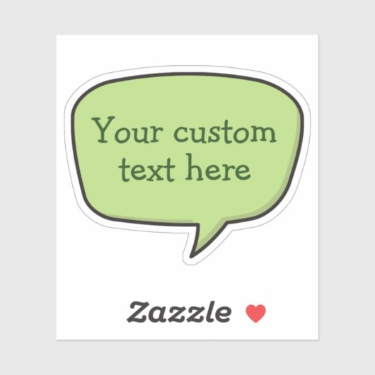 Kleur Spraak Bubble Sticker (Vel)