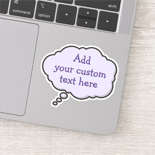 Kleur Spraak Bubble Sticker
