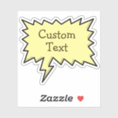 Kleur Spraak Bubble Sticker (Vel)