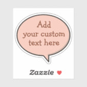 Kleur Spraak Bubble Sticker (Vel)