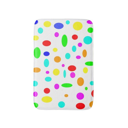 Kleur Stippen Bath Mat (Voorkant Verticaal)