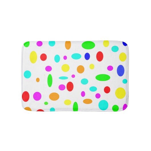 Kleur Stippen Bath Mat (Voorkant)
