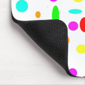 Kleur Stippen Mousepad Muismat (Hoek)