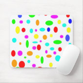 Kleur Stippen Mousepad Muismat (Met muis)
