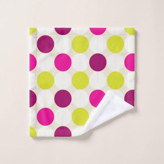 Kleur stippen washandje (Wasdoekje)