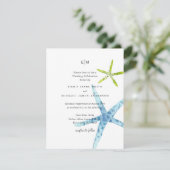 Kleur Strand Oceaangleven Bruiloft van Zeeglas (Staand voorkant)