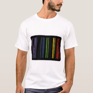 Kleur Streepjescode – Digitale Esthetiek T-shirt