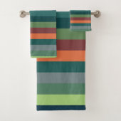Kleur strepen bad handdoek (Insitu)