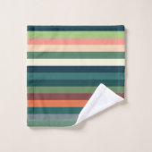 Kleur strepen bad handdoek (Wasdoekje)