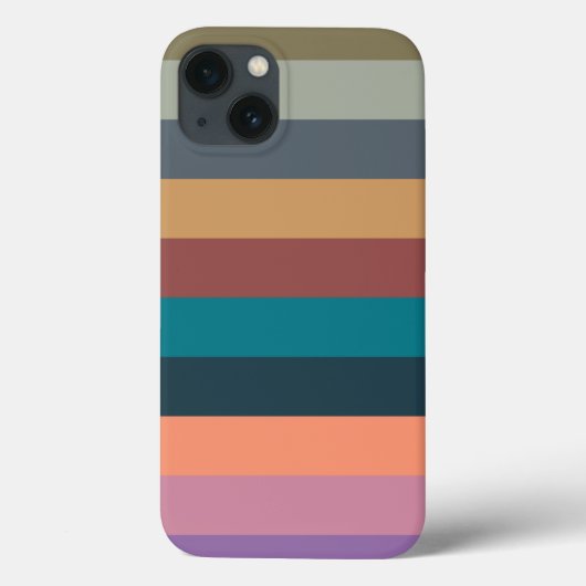 kleur strepen kleurrijk pastel Case-Mate iPhone case (Achterkant)