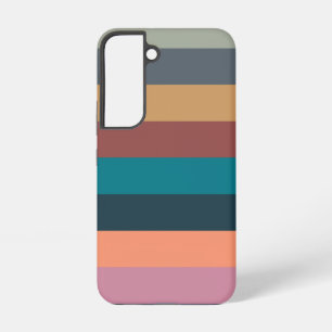 kleur strepen kleurrijk pastel samsung galaxy hoesje