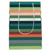 Kleur strepen medium cadeauzakje (Achterkant)