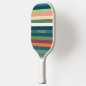 Kleur Strepen Patroon Gepersonaliseerd Pickleball Paddle (Links)