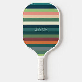 Kleur Strepen Patroon Gepersonaliseerd Pickleball Paddle