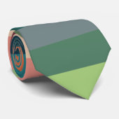 Kleur strepen stropdas (Opgerold)