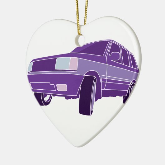 Kleur SUV Keramisch Ornament (Links)