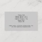 Kleur Tegel Grid Groen Blauw Visitekaartje (Achterkant)