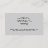 Kleur Tegel Raster Violet Bruin Visitekaartje (Achterkant)