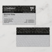 Kleur Tex Bands - Donker Net Visitekaartje (Voorkant / Achterkant)