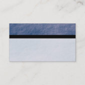 Kleur Tex-gebrand - blauwe steen Visitekaartje (Achterkant)