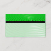 Kleur Tex-gebrand - Concentreerde ringen - groen Visitekaartje (Achterkant)