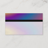 Kleur Tex-geschuurd - subtiele kleuren Visitekaartje (Achterkant)