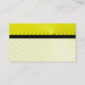 Kleur Tex-strengen - Concentrieke ringen - Geel Visitekaartje (Achterkant)