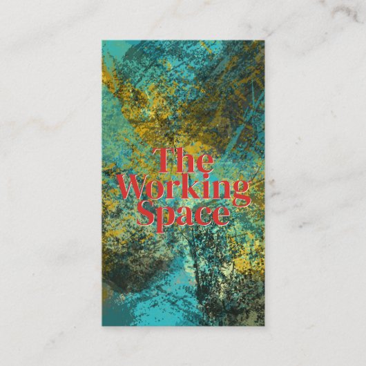 Kleur Textuur | Schilderen Creatief Visitekaartje (Voorkant)