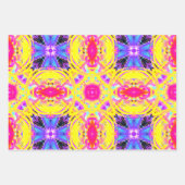 Kleur Therapie Wrapping Papier Flat Sheet Set van  Inpakpapier Vel (Voorkant 3)