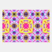 Kleur Therapie Wrapping Papier Flat Sheet Set van  Inpakpapier Vel (Voorkant 2)