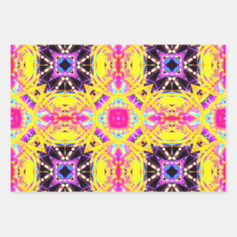 Kleur Therapie Wrapping Papier Flat Sheet Set van  Inpakpapier Vel