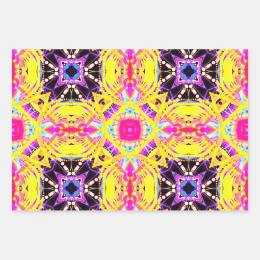 Kleur Therapie Wrapping Papier Flat Sheet Set van Inpakpapier Vel (Voorkant)