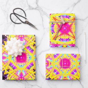 Kleur Therapie Wrapping Papier Flat Sheet Set van  Inpakpapier Vel