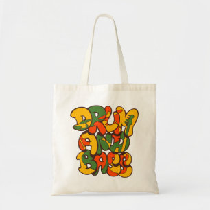 kleur trommel- en baardgreggen - logo, graffiti, b tote bag