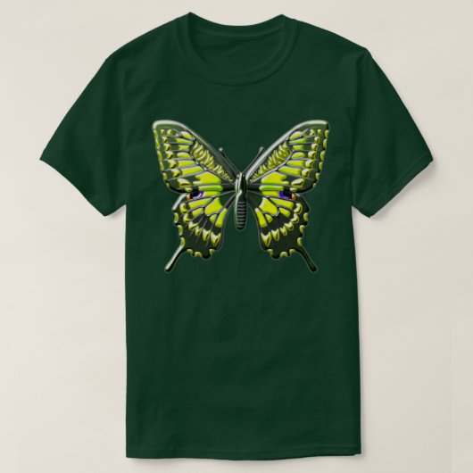 Kleur tropische zandstaartvlinder 2 t-shirt (Design voorkant)