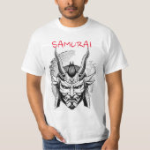 Kleur T's Samurai Maskers Ambachten T-shirt (Voorkant)