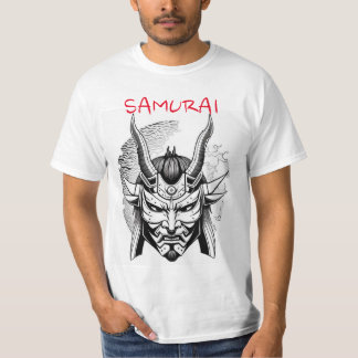 Kleur T's Samurai Maskers Ambachten T-shirt
