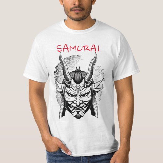 Kleur T's Samurai Maskers Ambachten T-shirt (Voorkant)