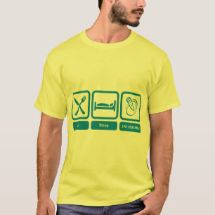 Kleur T's van mannen (Eat, Slaap, LiveJournal) T-shirt