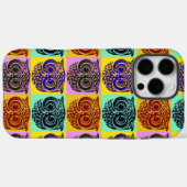 Kleur uil patroon Case-Mate iPhone case (Achterkant (horizontaal))