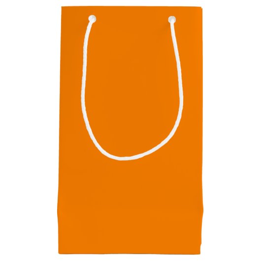 kleur UT oranje Klein Cadeauzakje (Voorkant)