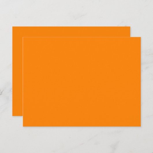 kleur UT-sinaasappel Briefkaart (Voorkant / Achterkant)